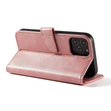 Magnet Case elegant case cover cover cover з клапаном і функцією підставки для Samsung Galaxy A13 5G pink