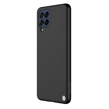 Nillkin Textured Case Odolné vystužené puzdro s gélovým rámom a nylonom na zadnej strane Samsung Galaxy M53 5G čierne