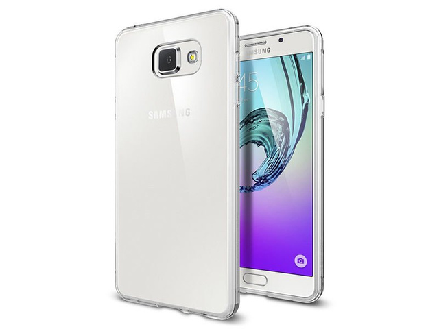 Pouzdro Spigen Liquid Crystal pro Samsung Galaxy A7 2016 průhledné