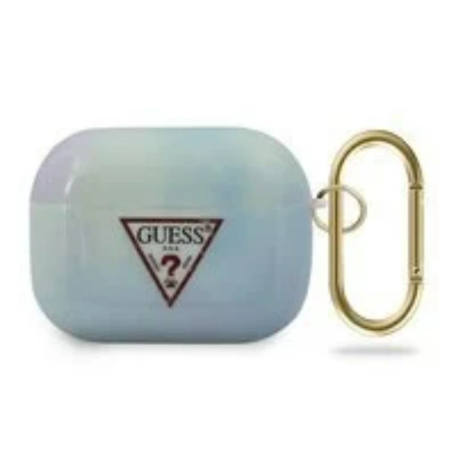 Guess GUACAPTPUMCGGC02 AirPods Pro Hülle blau / blau Tie & Dye Collection
