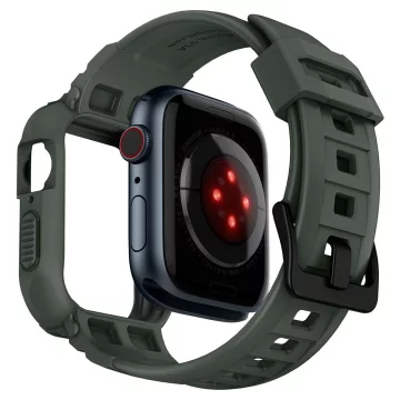 SPIGEN RUGGED ARMOR ”PRO” APPLE WATCH 4/5/6/7/8/SE (44/45 MM) VOJENSKÁ ZELENÁ