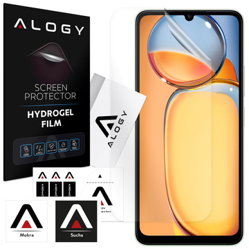 Гідрогелева плівка для Xiaomi Redmi 13C, захисний екран телефону, Alogy Hydrogel Film
