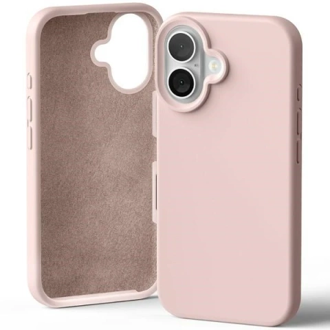 Mercury Silicone Case for iPhone 16 6.1" Sand Pink