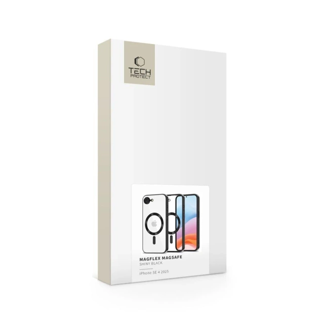 Чохол для iPhone 16e Tech-Protect MagFlex MagSafe Shiny Black