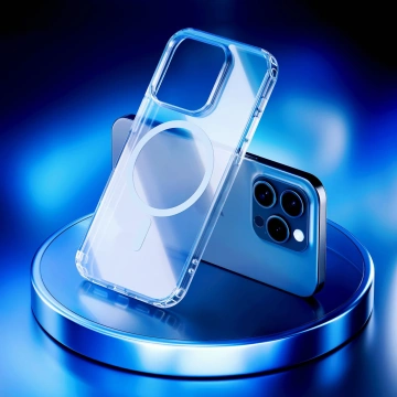 Puzdro pre Apple iPhone 16 Pro pre MagSafe 3mk MagCase zosilnené puzdro obrnený priehľadný chrbát