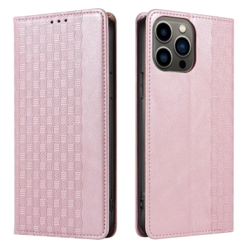 Magnet Strap Case iPhone 13 Pro Max Case Wallet Mini Lanyard Pendant Pink