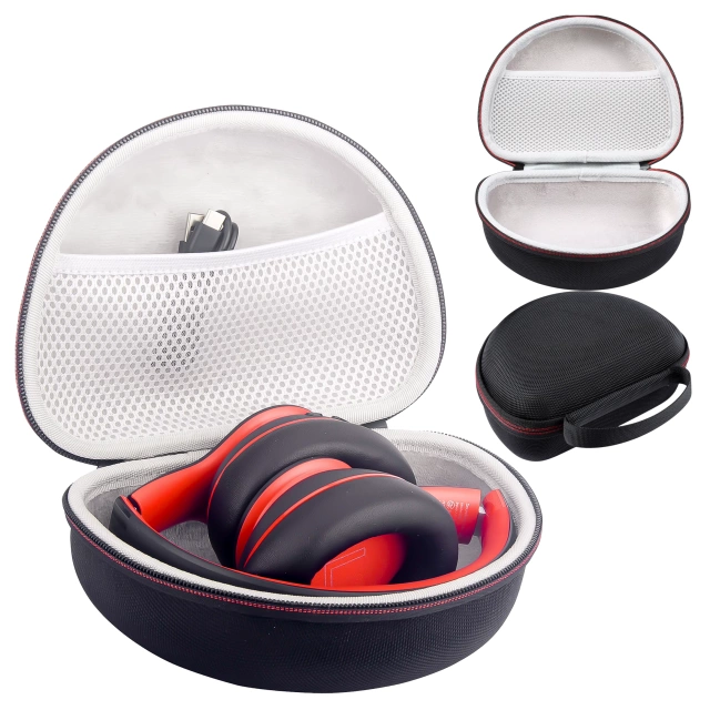 Захисний чохол для навушників JBL Tune 600/510/500/460/450 Alogy Hard Case захисний чохол на блискавці чорного кольору