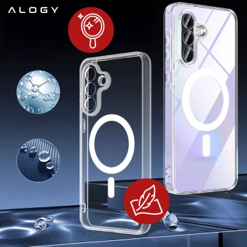 Чохол для Apple iPhone 16 Pro Max Alogy Anti-Shock Hybrid Case for MagSafe Transparent