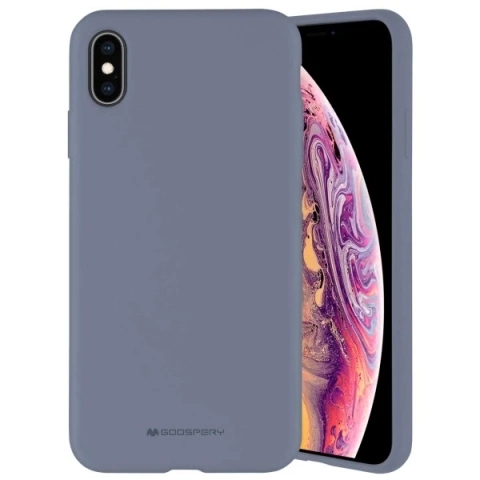 Mercury Silicone Phone Case for iPhone 14 Pro Max lavender/lavender