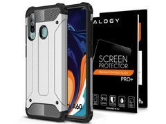 Чохол Alogy Hard Armor для Samsung Galaxy A60 / M40 сріблястий Alogy glass