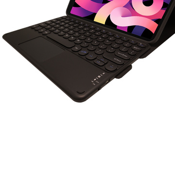 Alogy Bluetooth Keyboard Touchpad 4in1 Magnetic Pencil Case for Apple iPad Air 4 2020 / 5 2022 Black