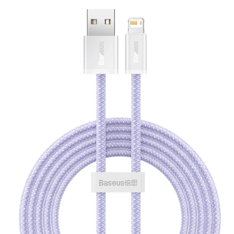 Кабель Baseus Dynamic USB to Lightning, 2,4 A, 2 м (фіолетовий)