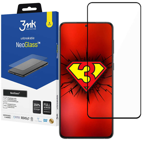 Небите скло 3mk NeoGlass 8H для Samsung Galaxy S22 Plus Black