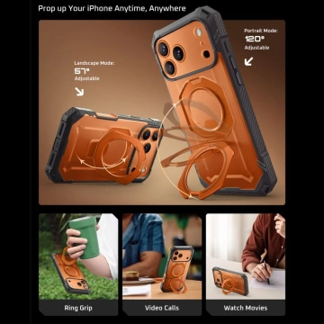 Etui Ochronne do iPhone 17 Pro Max Supcase UB Grip Pro Mag MagSafe Coral