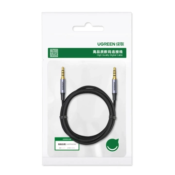 Кабель UGREEN кабель AUX mini jack 3.5mm - mini jack 3.5mm 3m black (AV183)