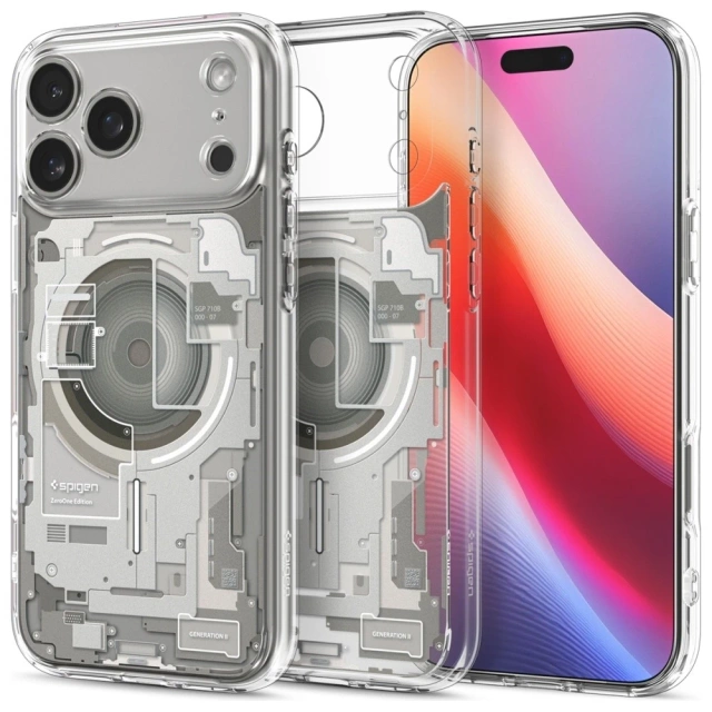 Etui Ochronne do iPhone 17 Pro Max Spigen Ultra Hybrid Mag MagSafe Zero One Titanium