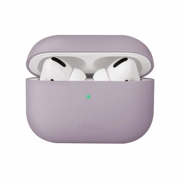 Захисний чохол для навушників UNIQ Lino case для Apple AirPods Pro Silicone lavender/lilac lavender