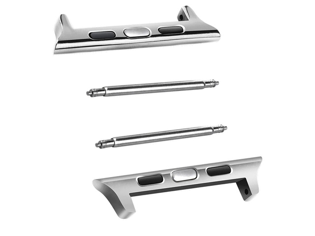 Alogy Armbandverschlussadapter für Apple Watch 38/40 / 41mm Silber