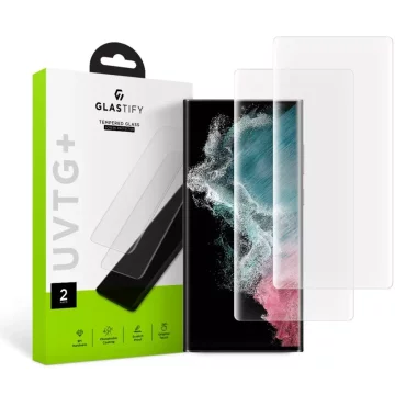 Tvrzené sklo Glastify UVTG 2-PACK pro Samsung Galaxy S23 Ultra Clear Camera Protector