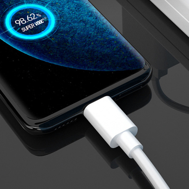 Nástenná nabíjačka Original Oneplus SUPERVOOC 80W USB Type-A Adapter EU VCB8JAEH kábel DL136 USB-C Type C 65W 1m White