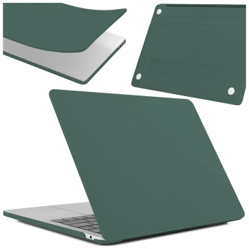 Pouzdro pro Apple MacBook Air 13 / 13,3" 2018–2021 (M1 A2337/A2179/A1932) – Flexibilní, matné ochranné pouzdro, lehké a odolné – Alogy AirGuard™ Green