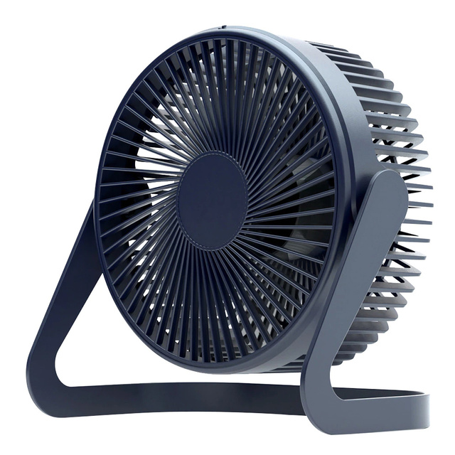 Tichý stolný ventilátor Alogy prenosný USB káblový stolný ventilátor Námornícka modrá