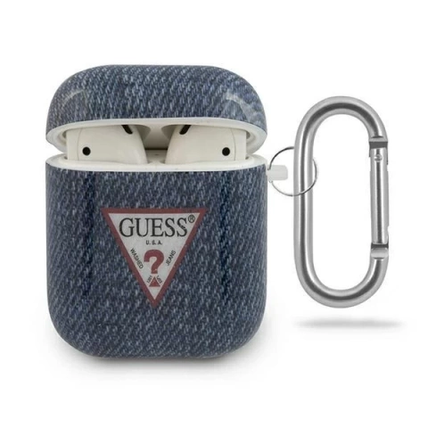 Guess GUACA2TPUJULDB obal na slúchadlá AirPods granatowy/dark blue Jeans Collection