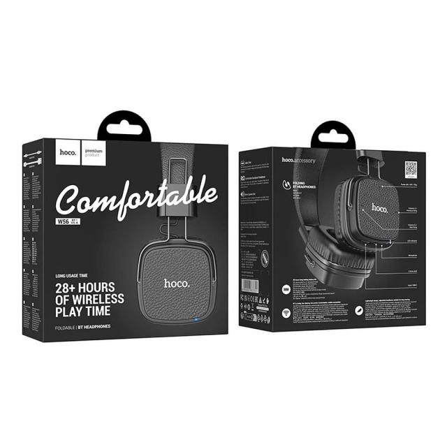 HOCO wireless bluetooth headphones W56 black