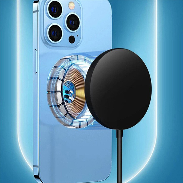 TECH-PROTECT QI15W-A30 MAGNETICKÁ MAGSAFE BEZDRÁTOVÁ NABÍJEČKA ČERNÁ