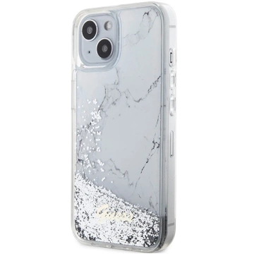 Etui Guess GUHCP14SLCSGSGH pro iPhone 14 6,1" pevný obal Liquid Glitter Marble