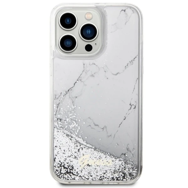 Etui Guess GUHCP14XLCSGSGH do iPhone 14 Pro Max 6.7" hardcase Liquid Glitter Marble