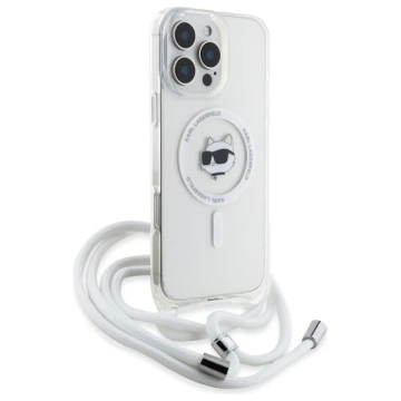 Etui Karl Lagerfeld do iPhone 16 Pro Max 6.9" Magsafe Hardcase Transparent IML Choupette Head