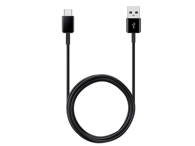 Original Samsung EP-DG930IBEGWW USB zu USB Type-C Kabel Schwarz