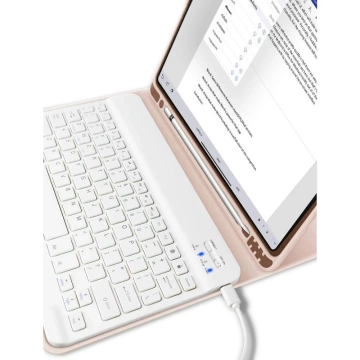 Compatible with tablet SC Pen Keyboard for Apple iPad 10.9 2022 PINK