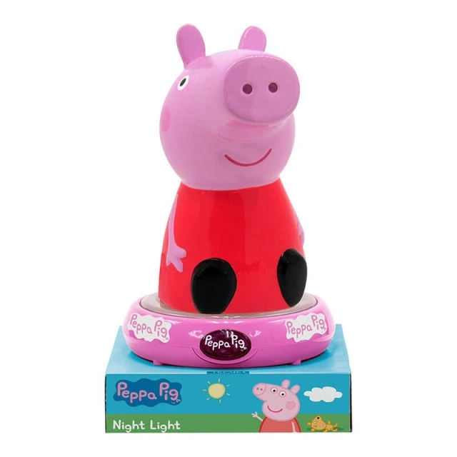 Nočné svetlo s figúrkou Prasiatka Peppa KiDS Licensing