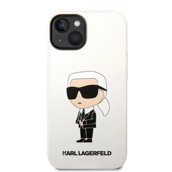 Etui Karl Lagerfeld KLHCP14MSNIKBCH до Apple iPhone 14 Plus 6,7" Hardcase Silicone Ikonik