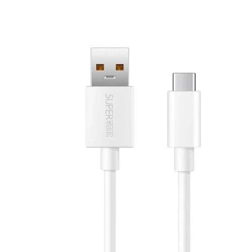 Kabel OPPO DL135 VOOC USB-C 1m Biały 65W Szybkie Ładowanie BULK