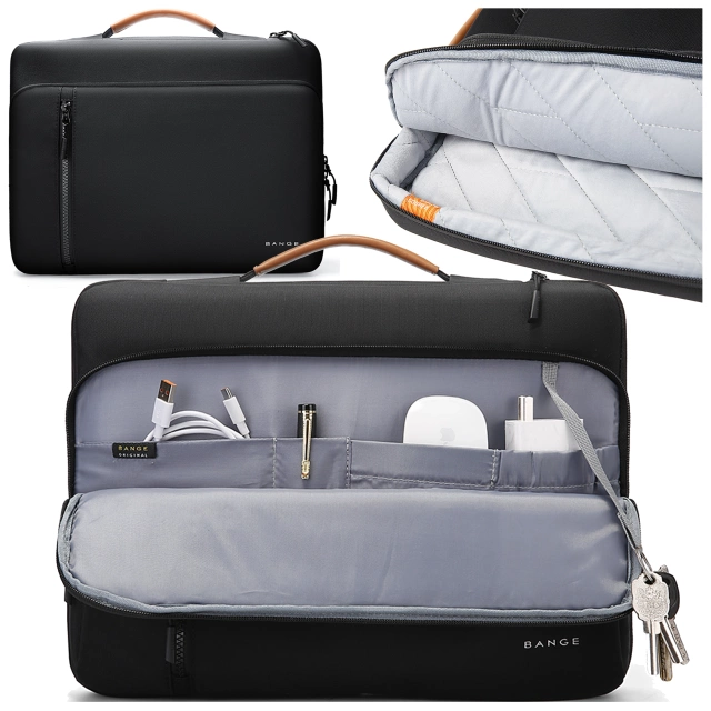 Водонепроникний рюкзак Bange для ноутбука 15.6", city traveler, 45х30х16 см, для роботи, літака, чоловічий, жіночий, з USB портом Чорний