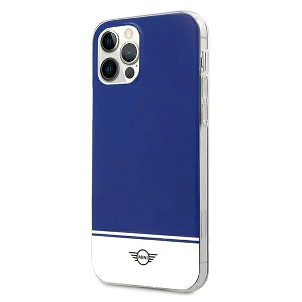Stripe Collection hardcase phone case for iPhone 12 Pro Max navy/navy