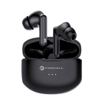 Bezdrôtové slúchadlá Forcell F-Audio TWS Clear Sound, čierne