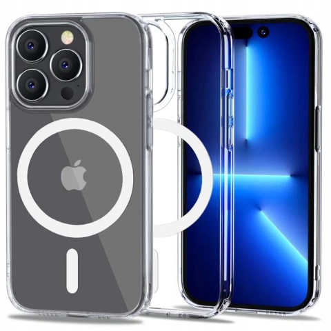 Etui Flexair Hybrid MagSafe pro Apple iPhone 14 Pro Clear