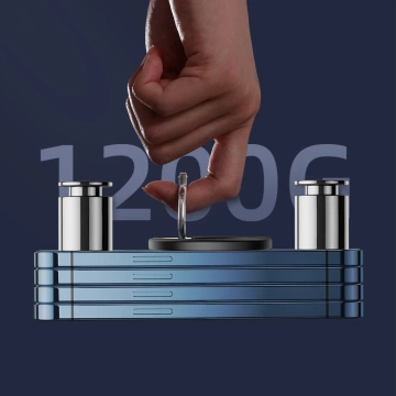 Multifunkčný magnetický držiak do auta s kruhovým držiakom na telefón Joyroom kit čierny (JR-ZS294)