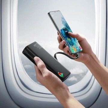 Powerbanka Joyroom JR-L015 20 000 mAh 22,5 W s USB-C Lightning káblami – čierna
