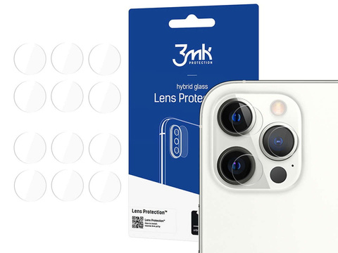 Glas x4 für Kameraobjektiv 3mk Objektivschutz für Apple iPhone 12 Pro Max