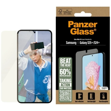 Захисне скло PanzerGlass для екрану Samsung Galaxy S25 Plus універсальне
