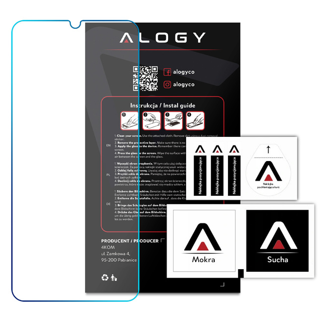 Захисне скло 9h Alogy Tempered Glass для Vivo Y21s / Y33s / Y21