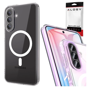 Hülle für Apple iPhone 16 Pro Max Alogy Anti-Shock Hybrid Case für MagSafe Transparent