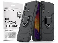 Puzdro Alogy Stand Ring Armor pre Samsung Galaxy A60 / M40 čierne