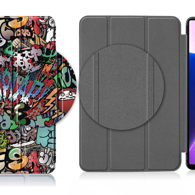 Hülle für Xiaomi Redmi Pad SE 2023 11" Smart Case Cover mit Klappe. Graffiti-Hülle und Cover
