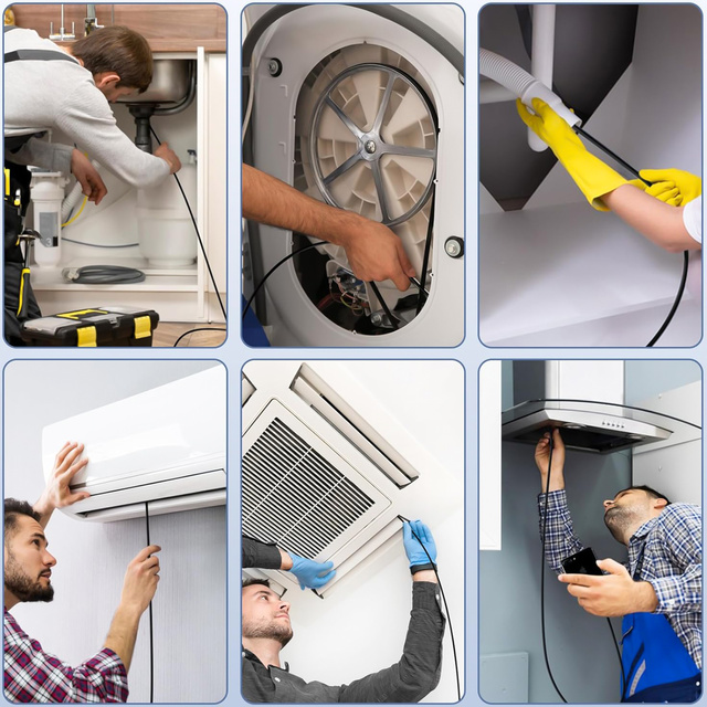 Kamera inspekcyjna endoskopowa micro USB USB-C USB Full HD 3m 8mm Endoskop Alogy Hard Wire